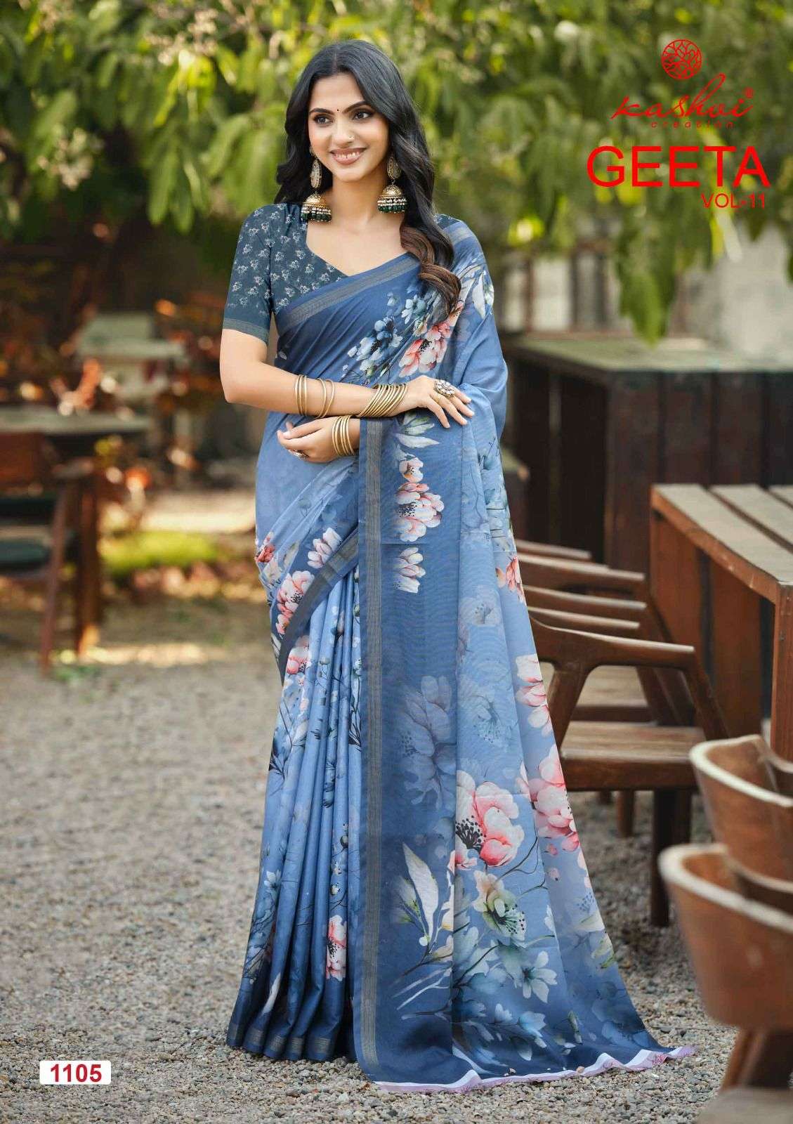 Kashvi Creation Geeta Vol 11 Simer Silk Saree