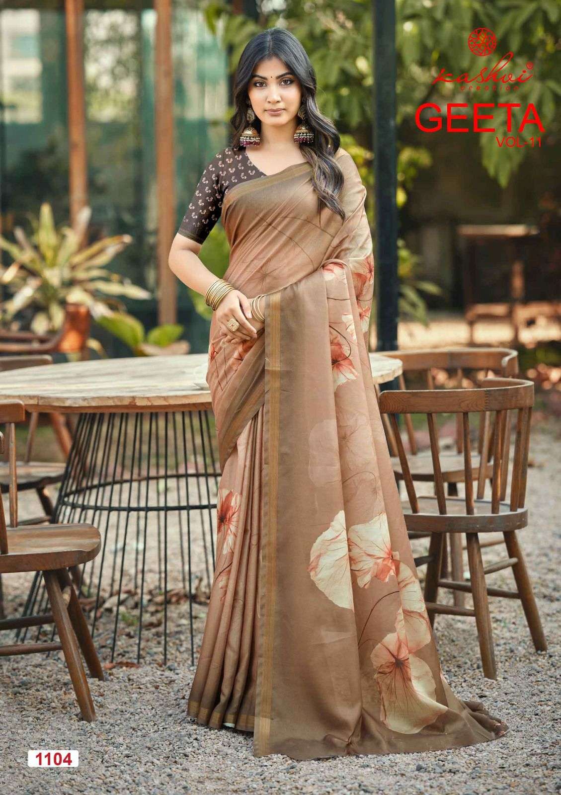 Kashvi Creation Geeta Vol 11 Simer Silk Saree