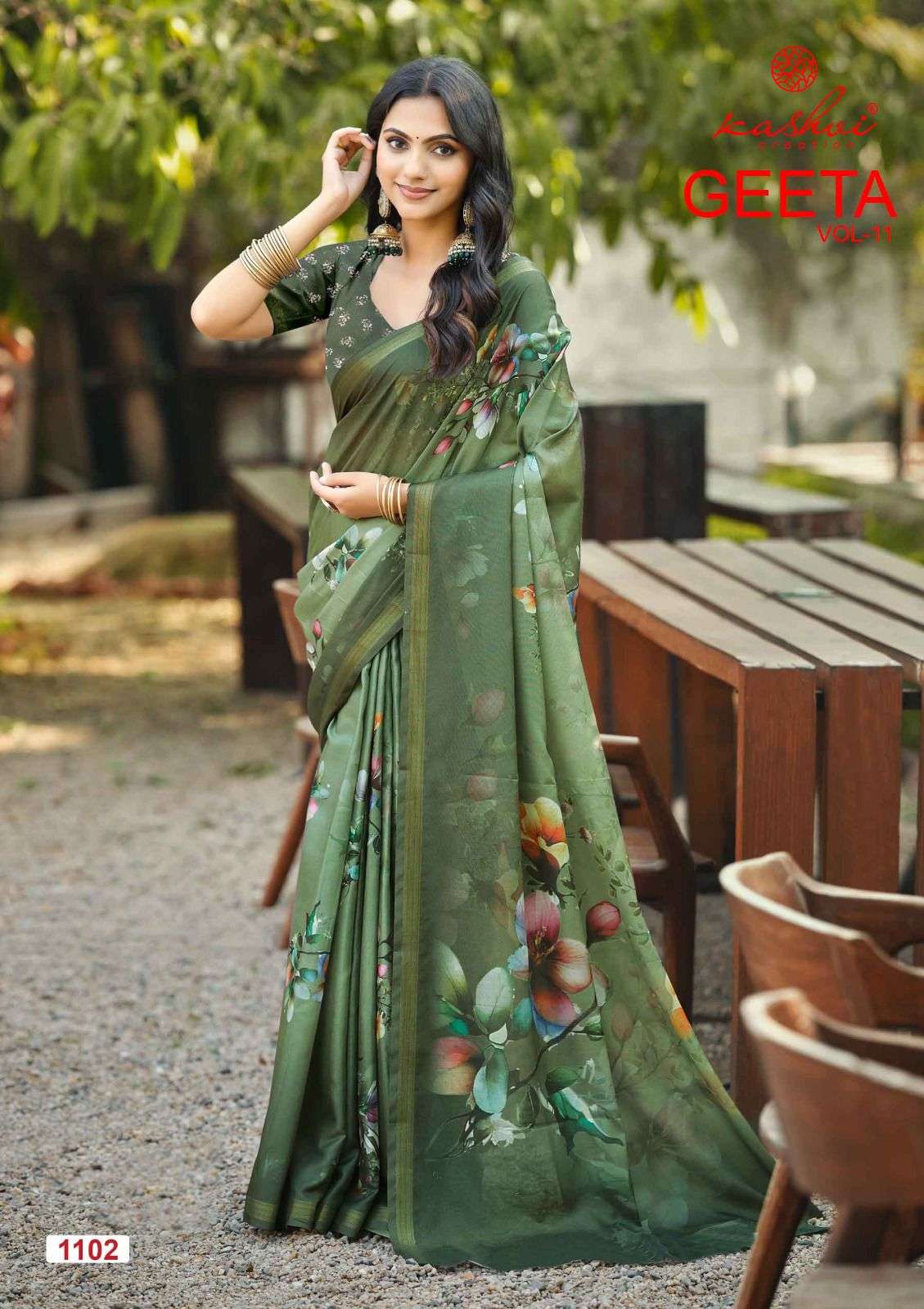 Kashvi Creation Geeta Vol 11 Simer Silk Saree