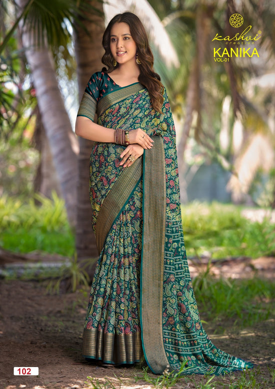 Kashvi Creation Kashvi Kanika Vol 1 Marshmello Silk Saree