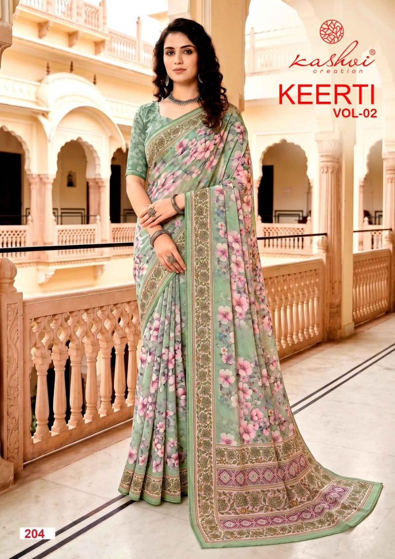 Kashvi Keerti Vol 2 Raga Digital Printed Saree Wholesale - Amrah Wholesale