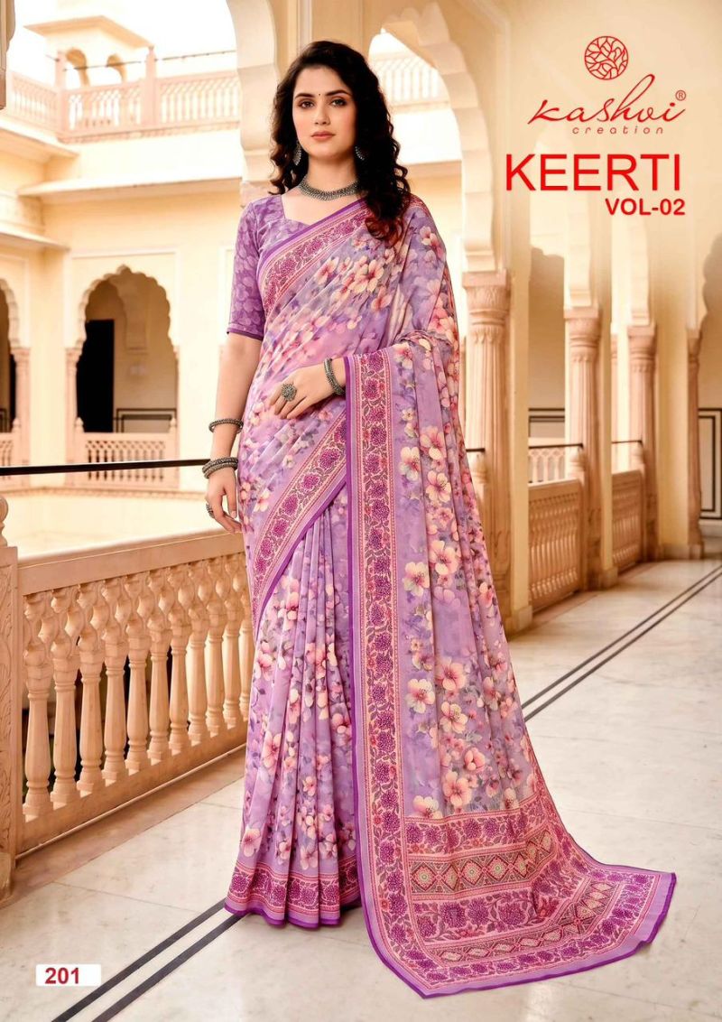 Kashvi Keerti Vol 2 Raga Digital Printed Saree Wholesale - Amrah Wholesale