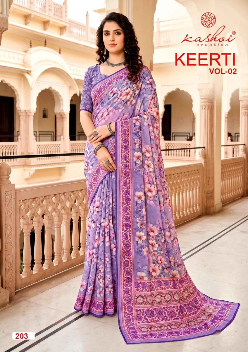 Kashvi Keerti Vol 2 Raga Digital Printed Saree Wholesale - Amrah Wholesale