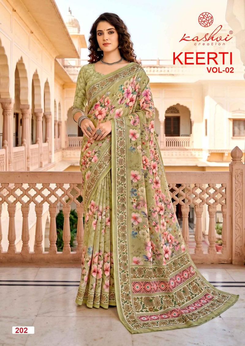 Kashvi Keerti Vol 2 Raga Digital Printed Saree Wholesale - Amrah Wholesale