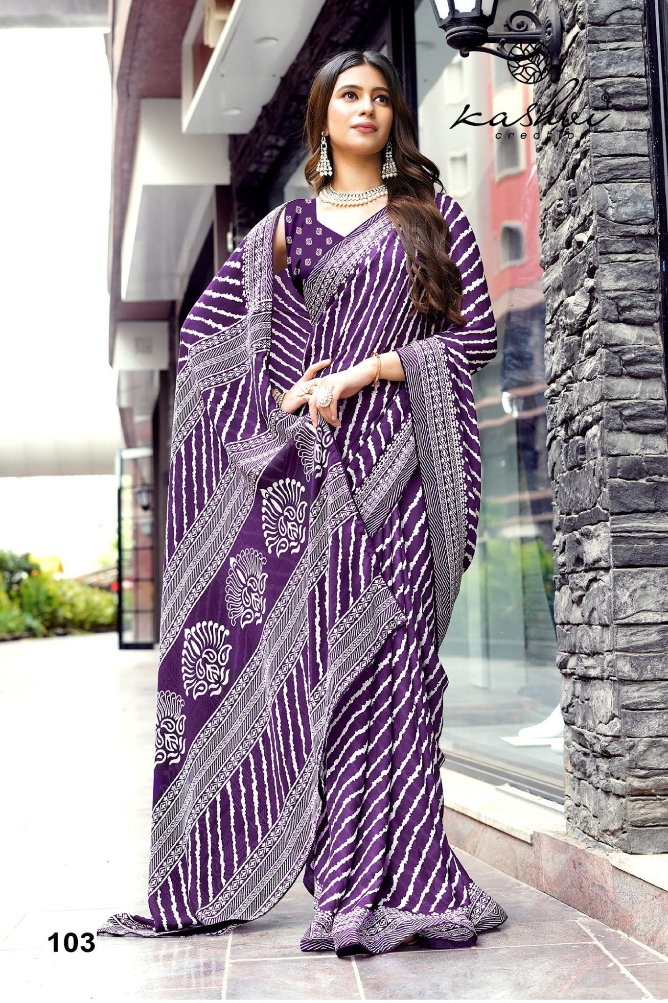 Kashvi Lavanya 101 To 108 Moss Silk Saree - Amrah Wholesale