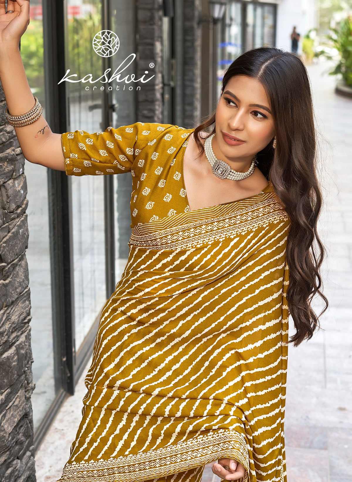 Kashvi Lavanya 101 To 108 Moss Silk Saree
