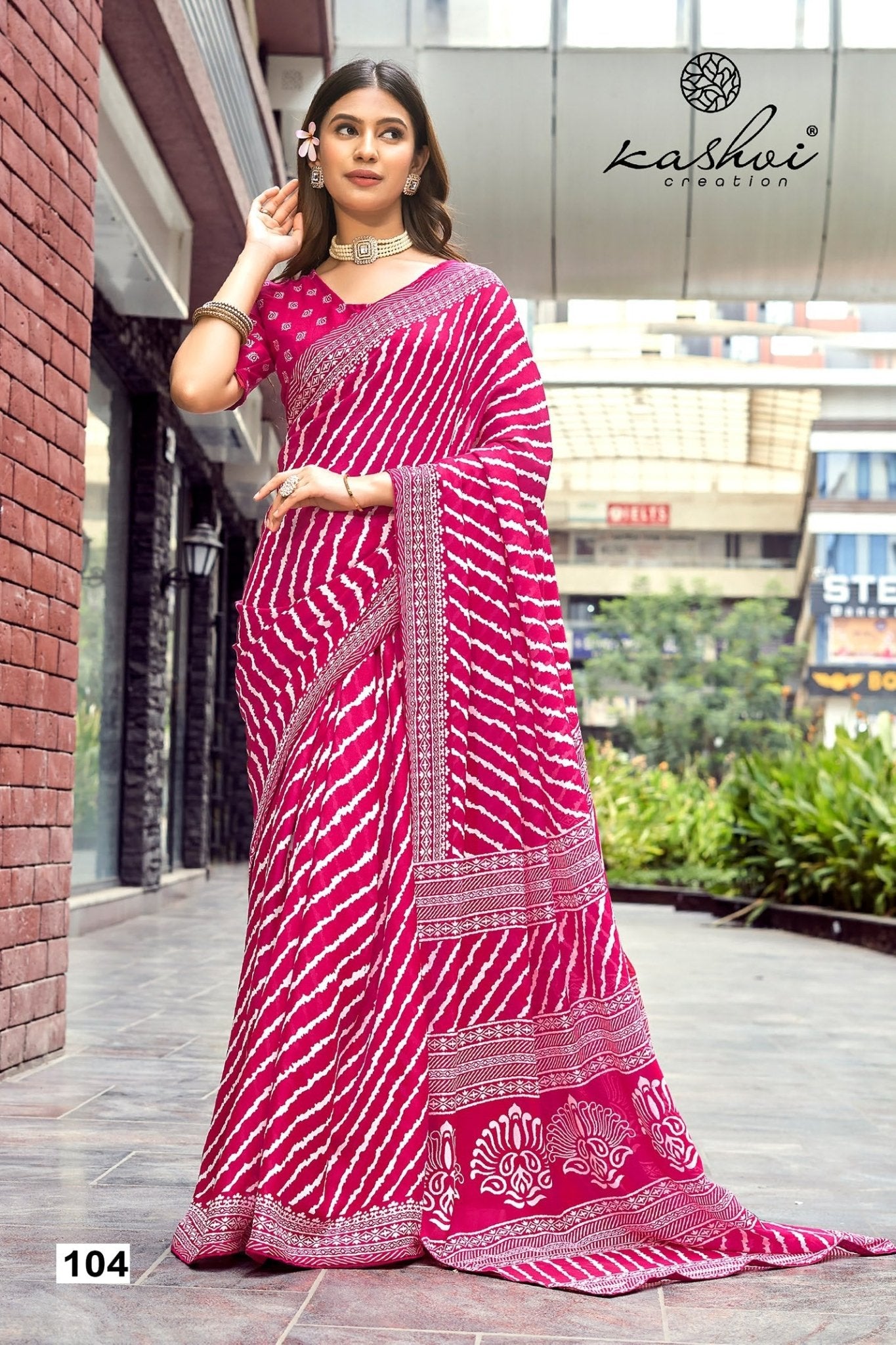 Kashvi Lavanya 101 To 108 Moss Silk Saree - Amrah Wholesale