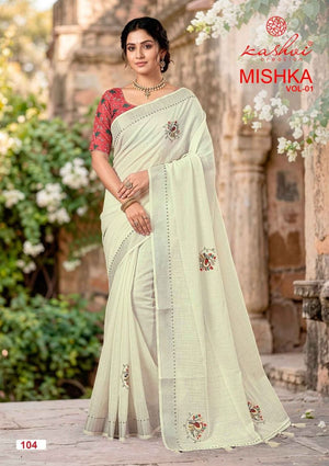 Kashvi Creation Kashvi Mishka Vol 1 Linen Silk Saree