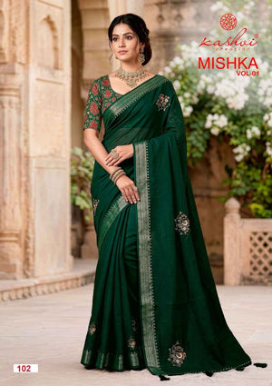Kashvi Creation Kashvi Mishka Vol 1 Linen Silk Saree