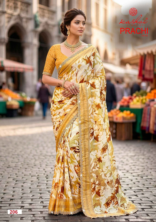 Kashvi Creation Prachi Vol 2 PC Rimzim Swarovski Work Saree