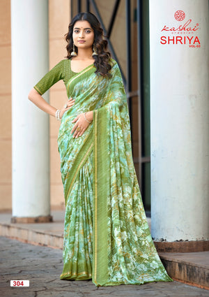 Kashvi Shriya Vol 3 Moss Silk Saree
