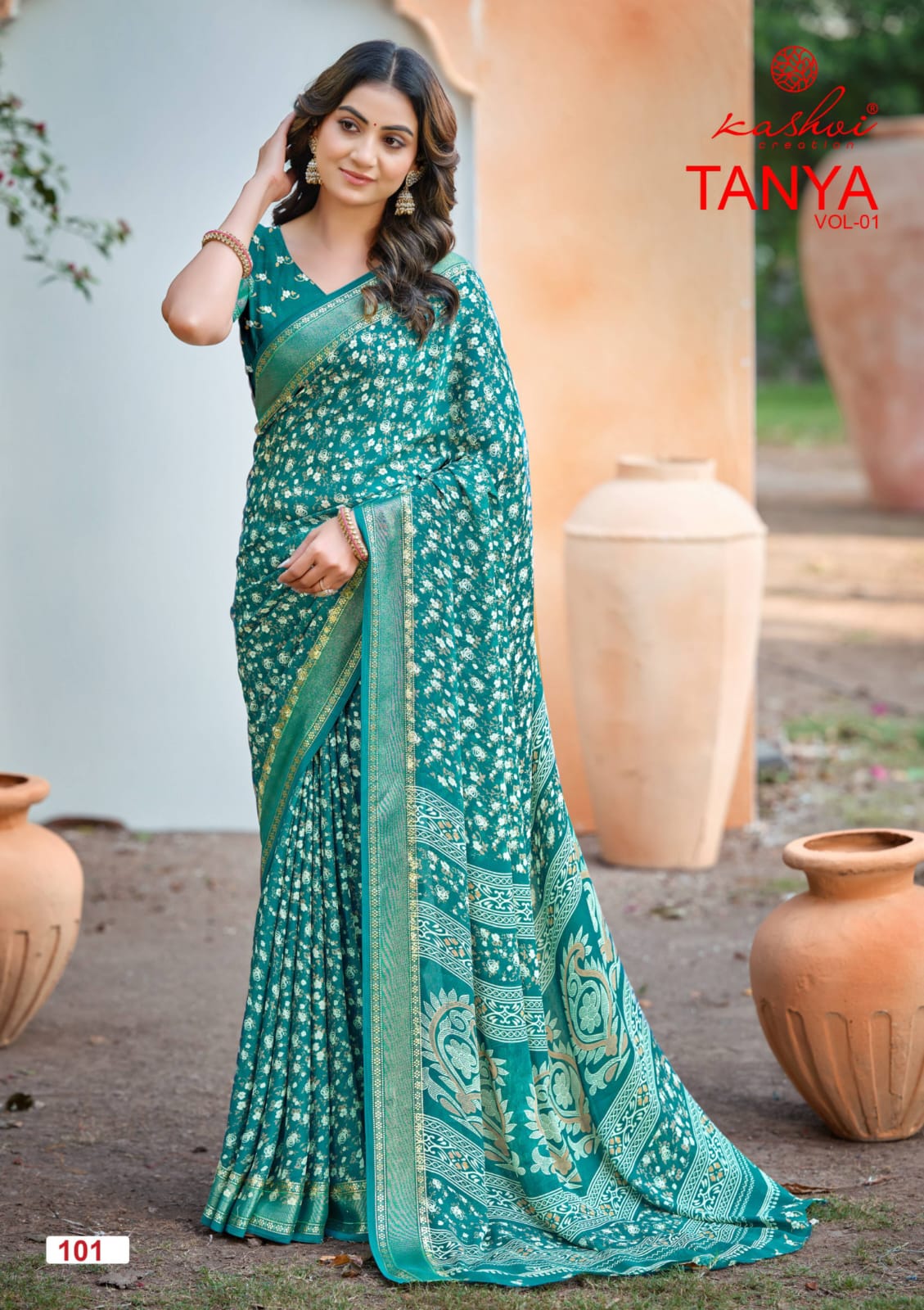 Kashvi Tanya Vol 1 Saree Wholesale Catalogue - Amrah Wholesale