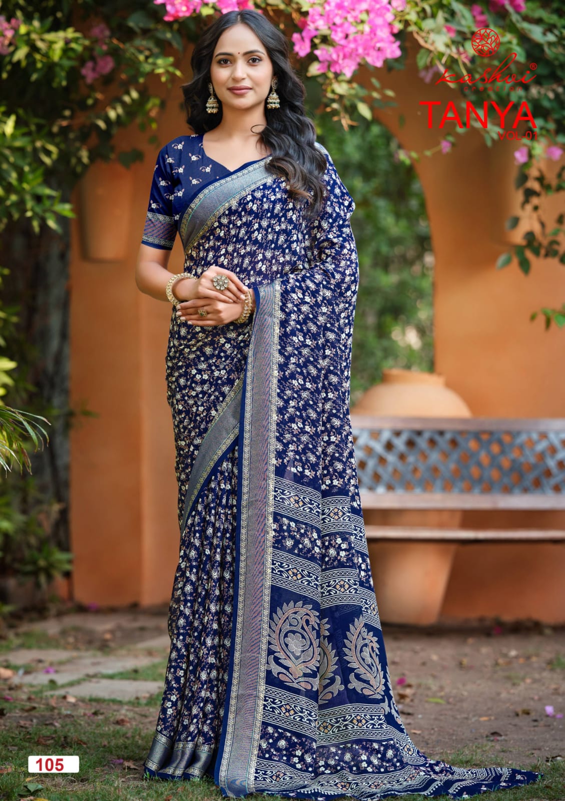 Kashvi Tanya Vol 1 Saree Wholesale Catalogue - Amrah Wholesale