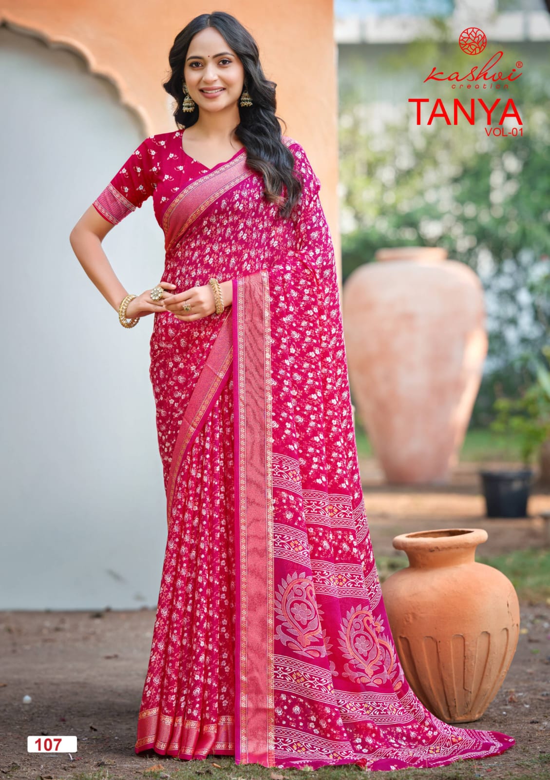 Kashvi Tanya Vol 1 Saree Wholesale Catalogue - Amrah Wholesale