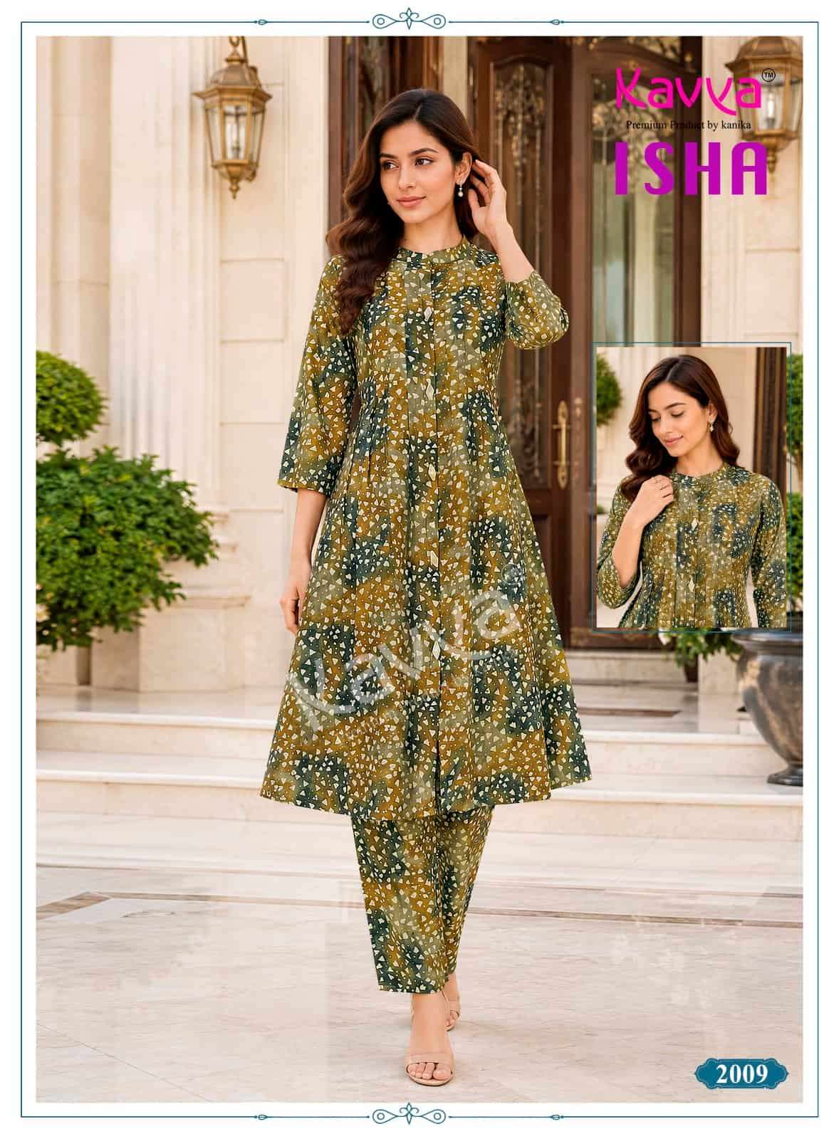 Kavya Isha Vol 2 Premium Vatican Printed Co-ord Set - Amrah Wholesale