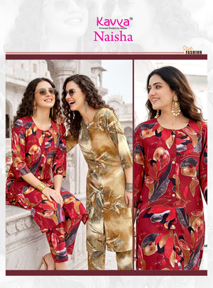 Kavya Naisha Vol 6 Premium Rayon Co-ord Sets Collection