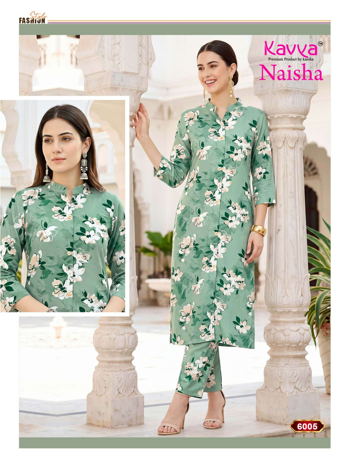 Kavya Naisha Vol 6 Premium Rayon Co-ord Sets Collection