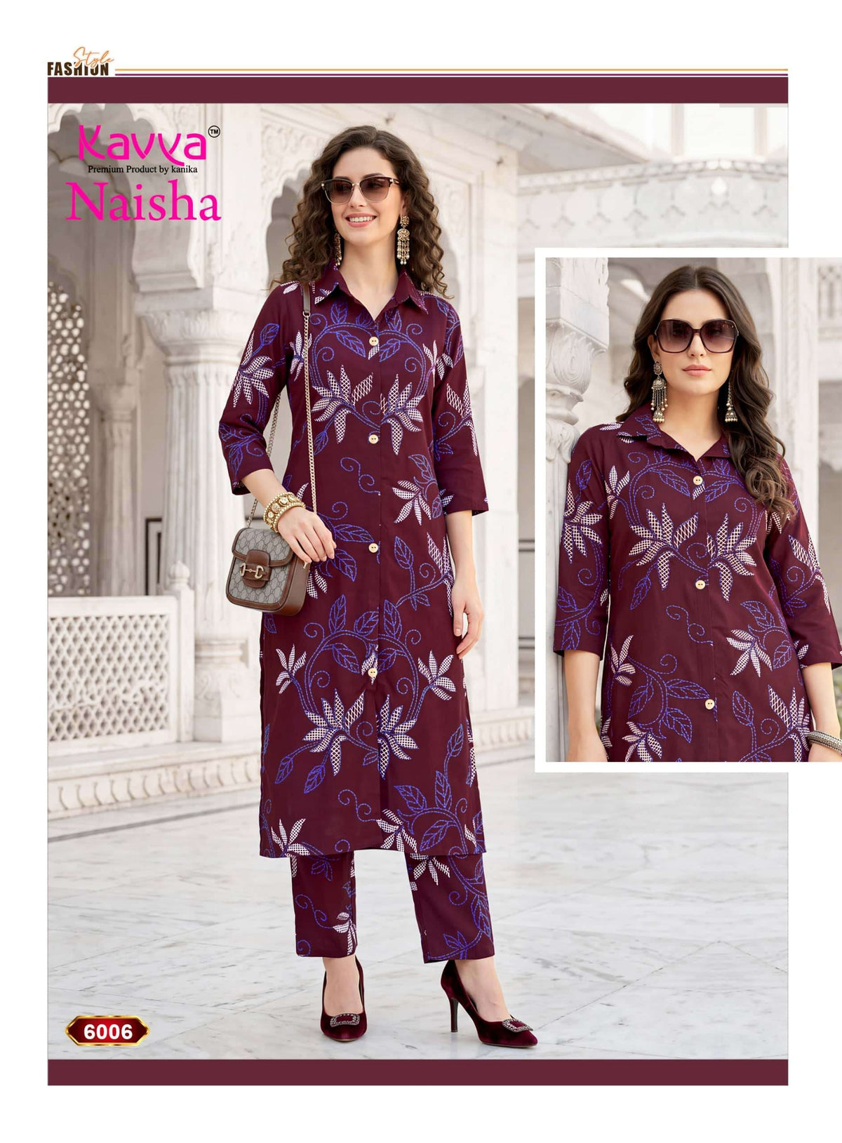 Kavya Naisha Vol 6 Premium Rayon Co-ord Sets Collection
