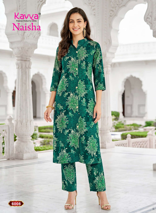 Kavya Naisha Vol 6 Premium Rayon Co-ord Sets Collection
