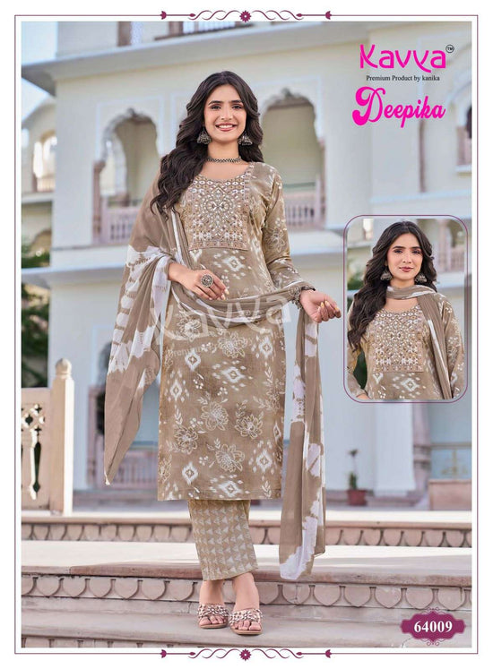 Kavya Suits Deepika Vol 64 Embroidered Stitched Salwar Suit Set - Amrah Wholesale