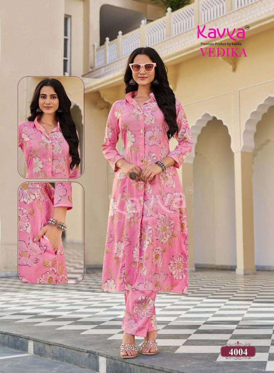 Kavya Suits Devika Vol 4 Stitched Kurti Pant Set - Amrah Wholesale