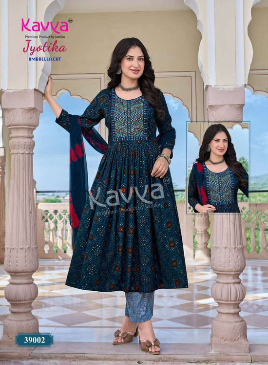 Kavya Suits Jyotika Vol 9 Stitched Salwar Suit Set - Amrah Wholesale