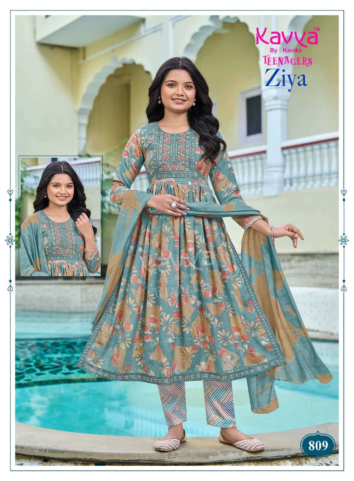 Kavya Suits Ziya Vol 8 Nayra Cut 3 Piece Suit Set - Amrah Wholesale