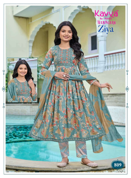 Kavya Suits Ziya Vol 8 Nayra Cut 3 Piece Suit Set - Amrah Wholesale