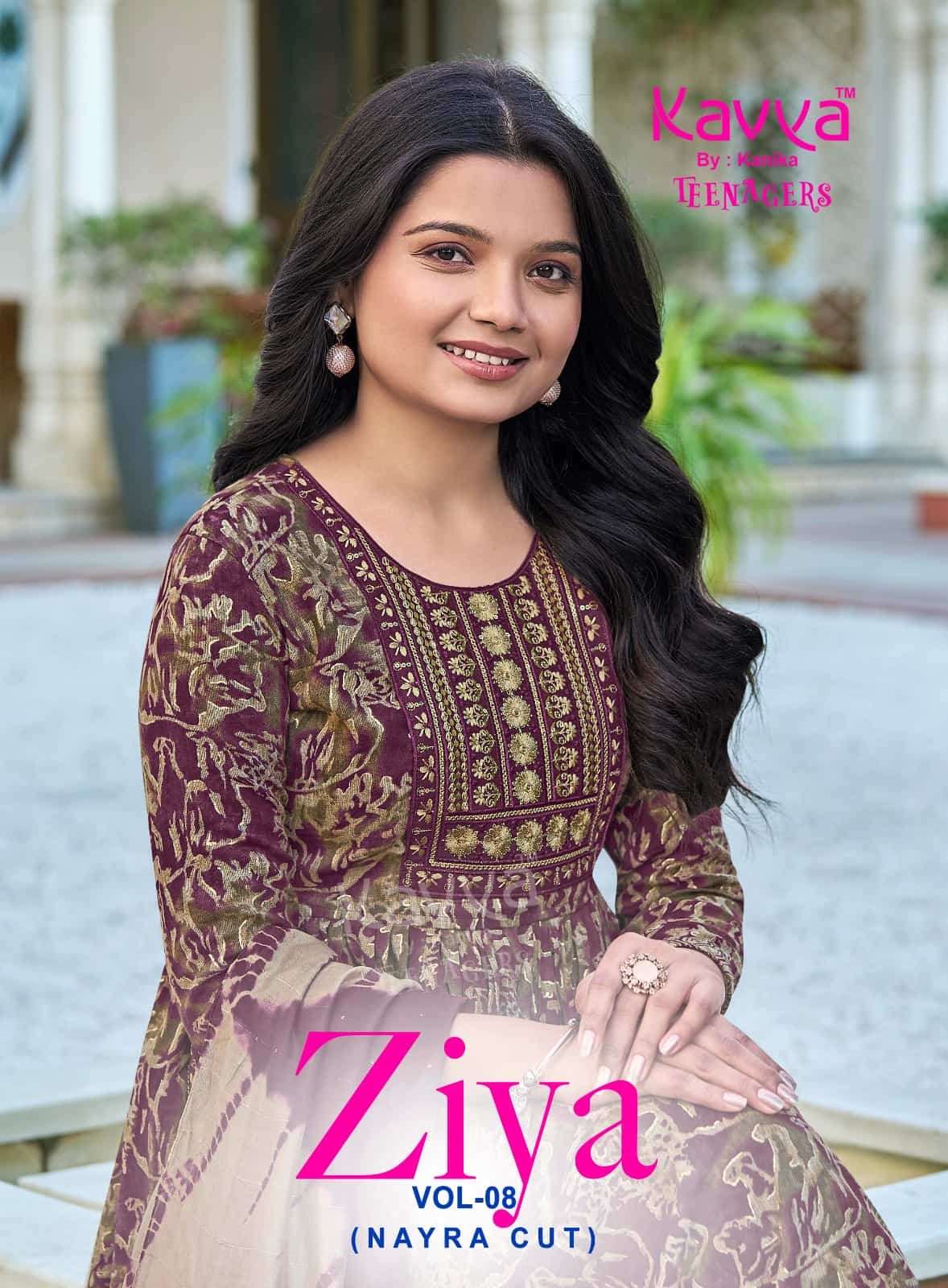 Kavya Suits Ziya Vol 8 Nayra Cut 3 Piece Suit Set - Amrah Wholesale