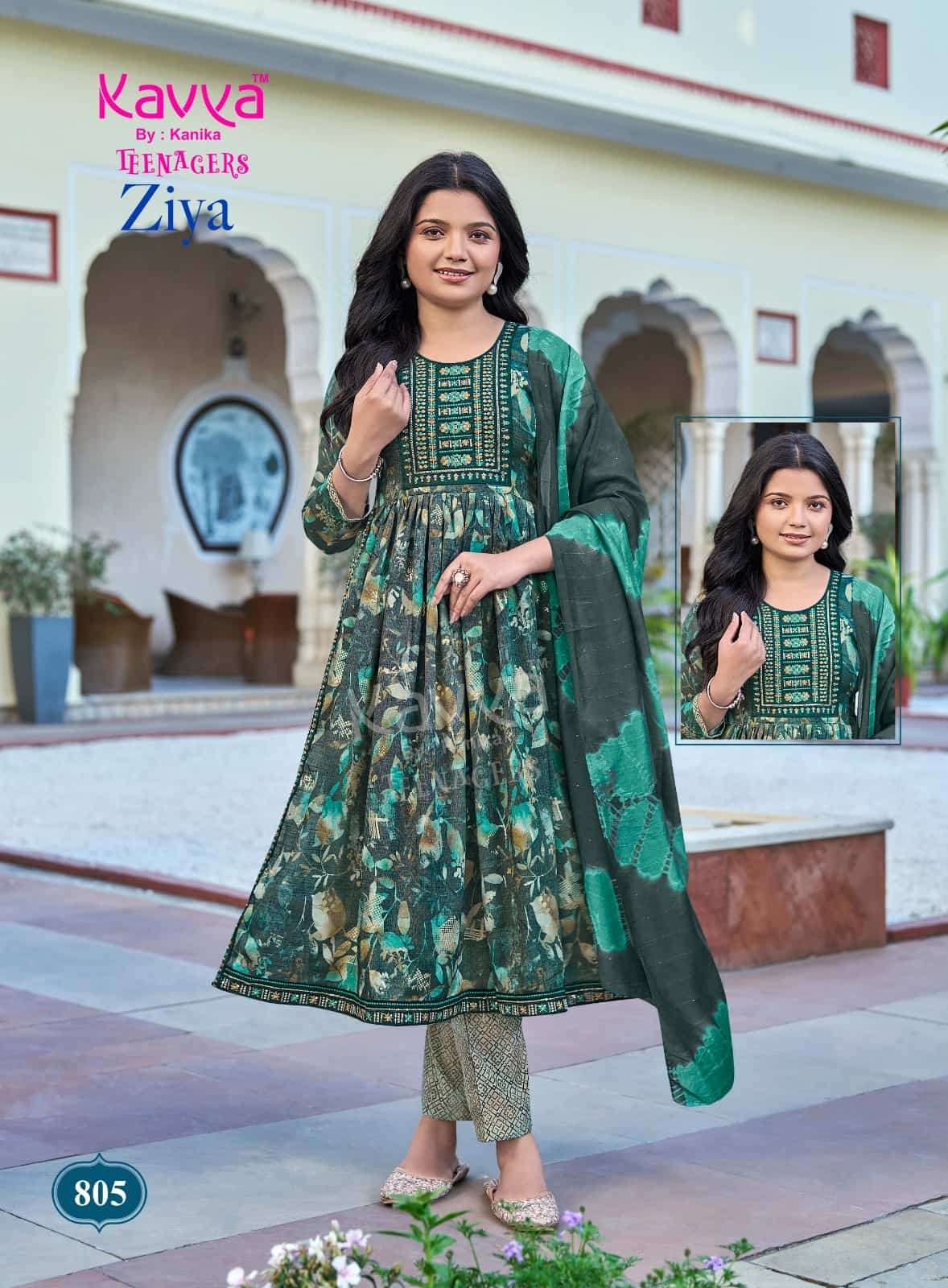 Kavya Suits Ziya Vol 8 Nayra Cut 3 Piece Suit Set - Amrah Wholesale