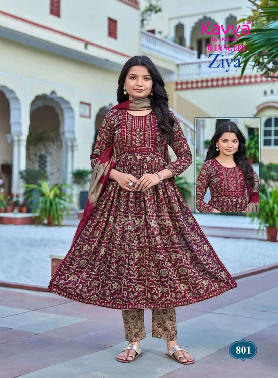 Kavya Suits Ziya Vol 8 Nayra Cut 3 Piece Suit Set - Amrah Wholesale
