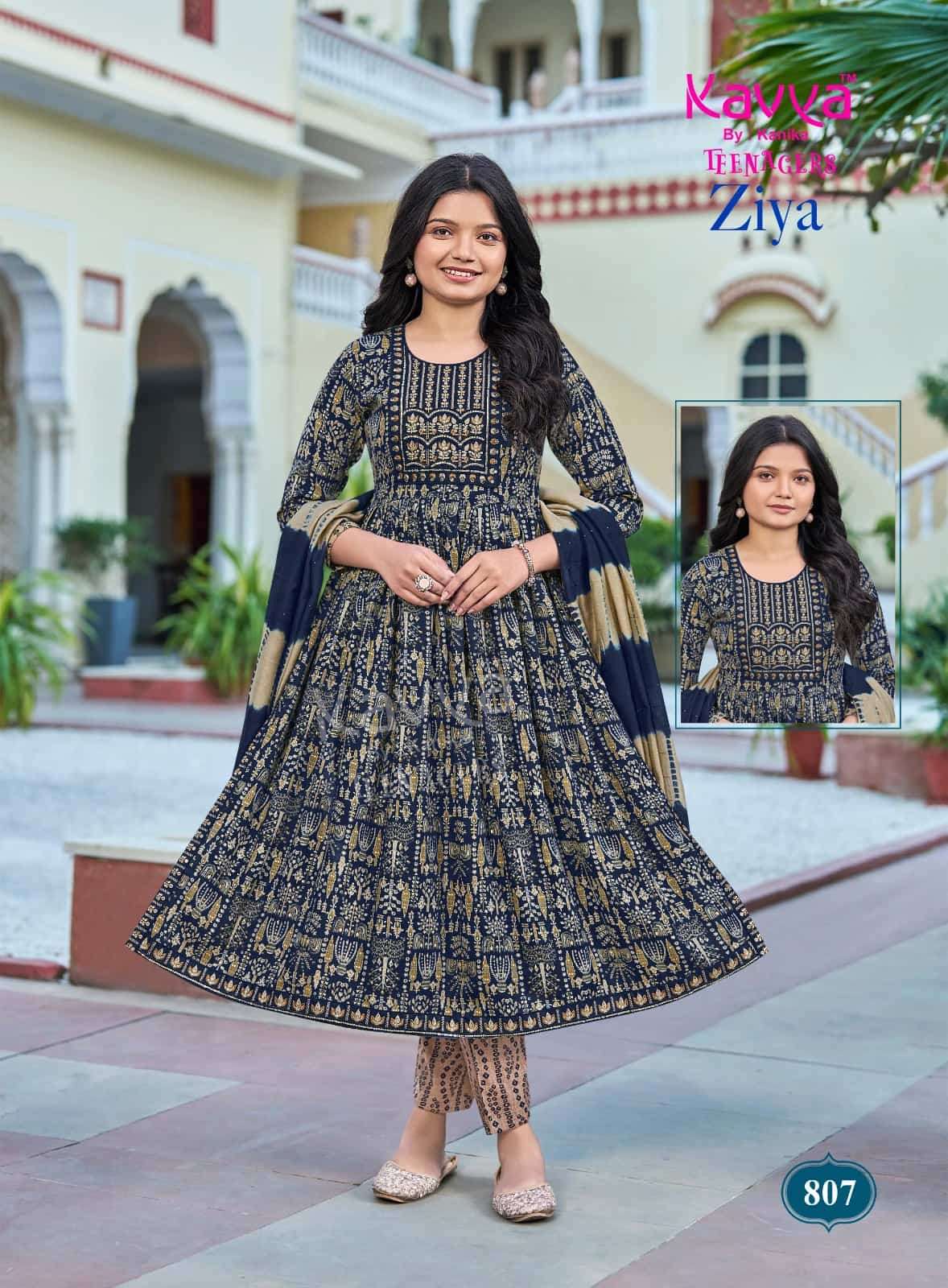Kavya Suits Ziya Vol 8 Nayra Cut 3 Piece Suit Set - Amrah Wholesale