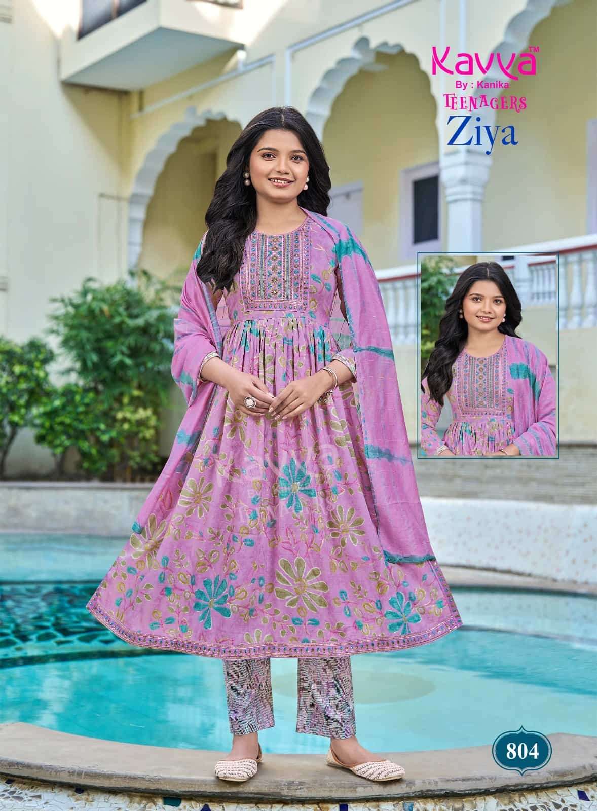Kavya Suits Ziya Vol 8 Nayra Cut 3 Piece Suit Set - Amrah Wholesale