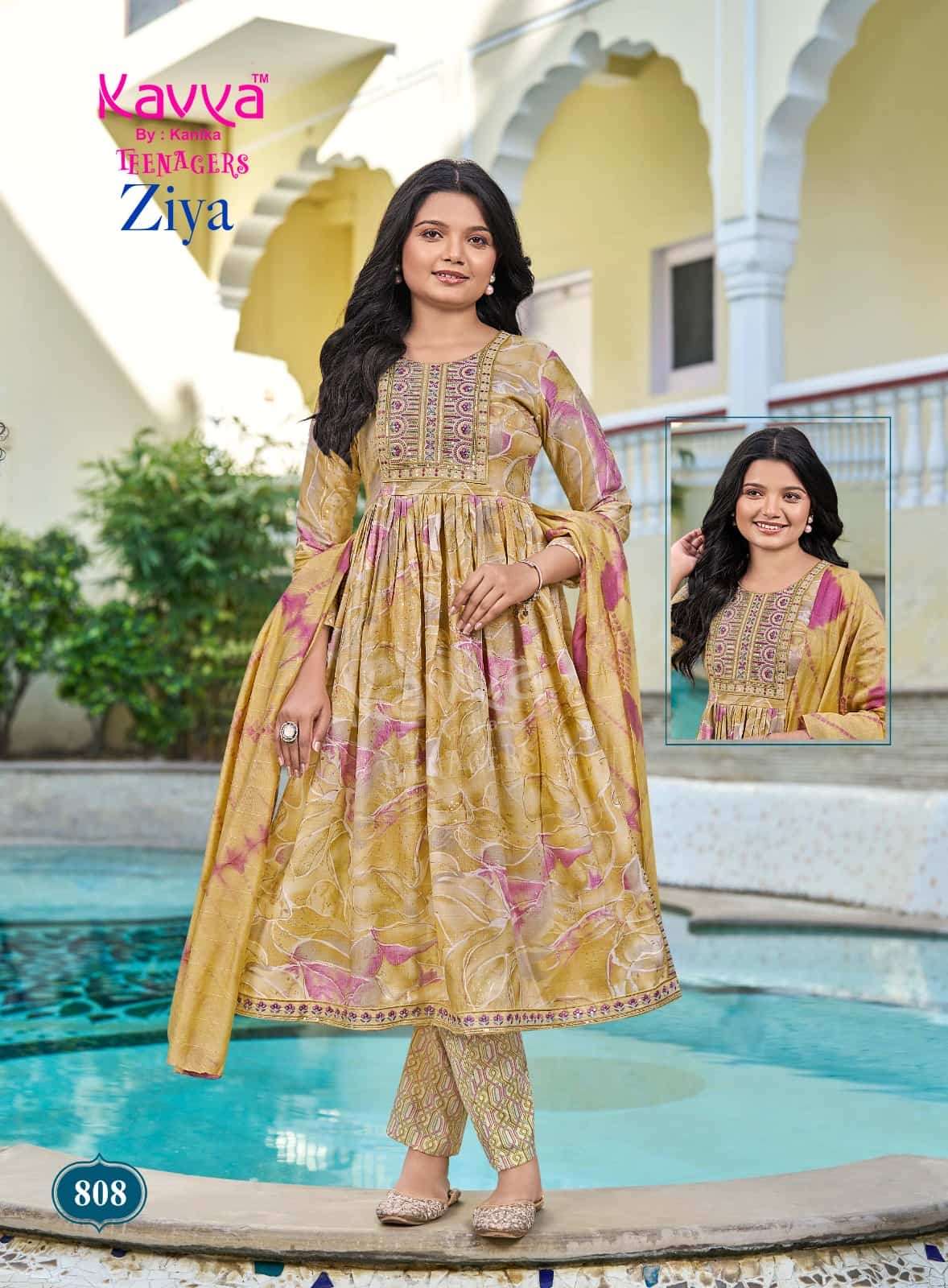 Kavya Suits Ziya Vol 8 Nayra Cut 3 Piece Suit Set - Amrah Wholesale