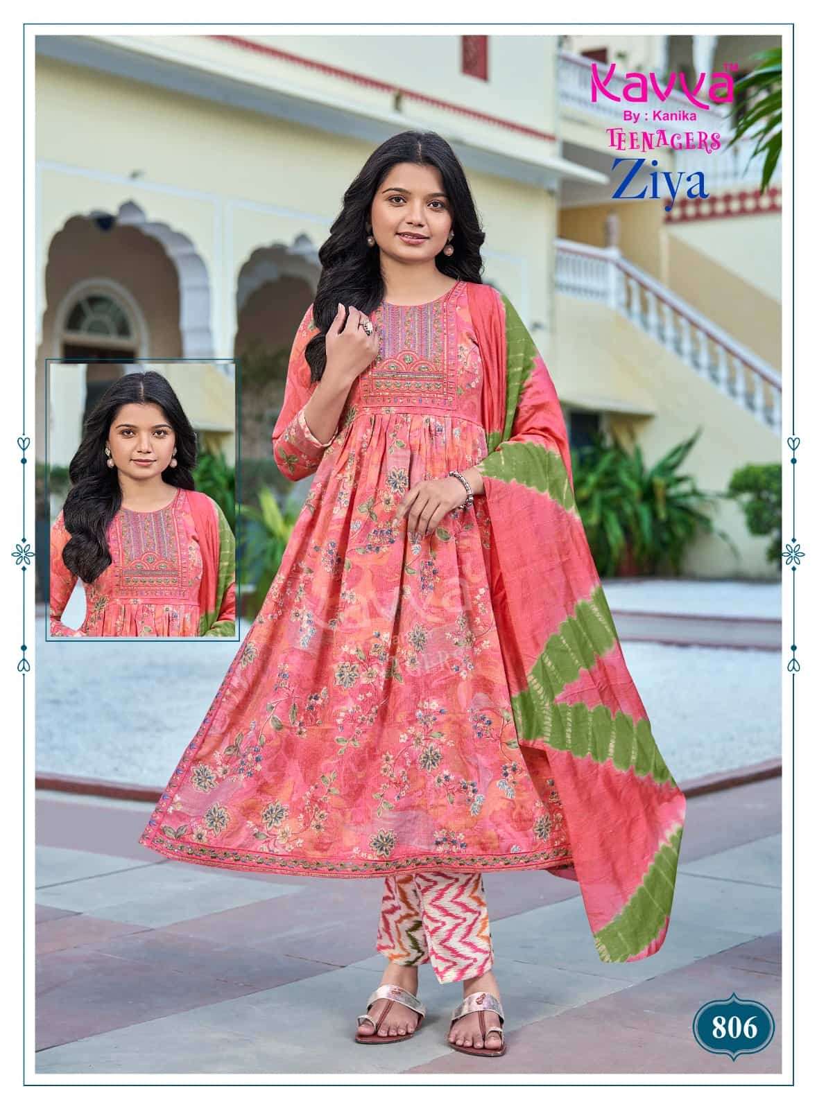 Kavya Suits Ziya Vol 8 Nayra Cut 3 Piece Suit Set - Amrah Wholesale