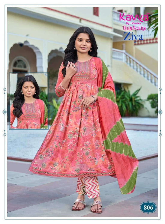 Kavya Suits Ziya Vol 8 Nayra Cut 3 Piece Suit Set - Amrah Wholesale