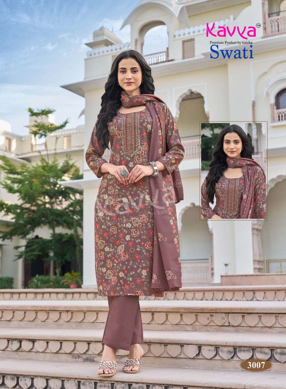 Kavya Swati Vol 3 Chanderi Modal Kurti Pant Dupatta Set