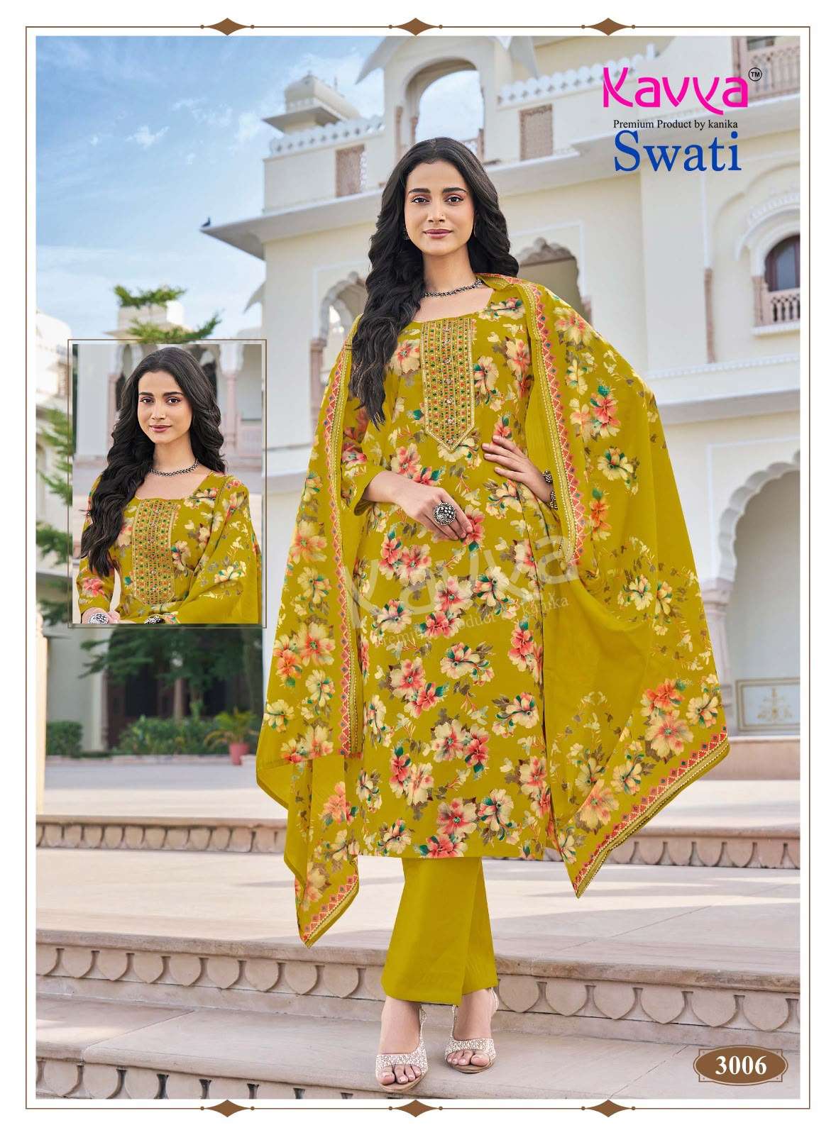 Kavya Swati Vol 3 Chanderi Modal Kurti Pant Dupatta Set