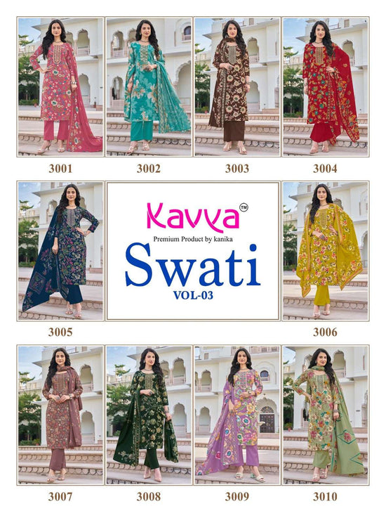 Kavya Swati Vol 3 Chanderi Modal Kurti Pant Dupatta Set