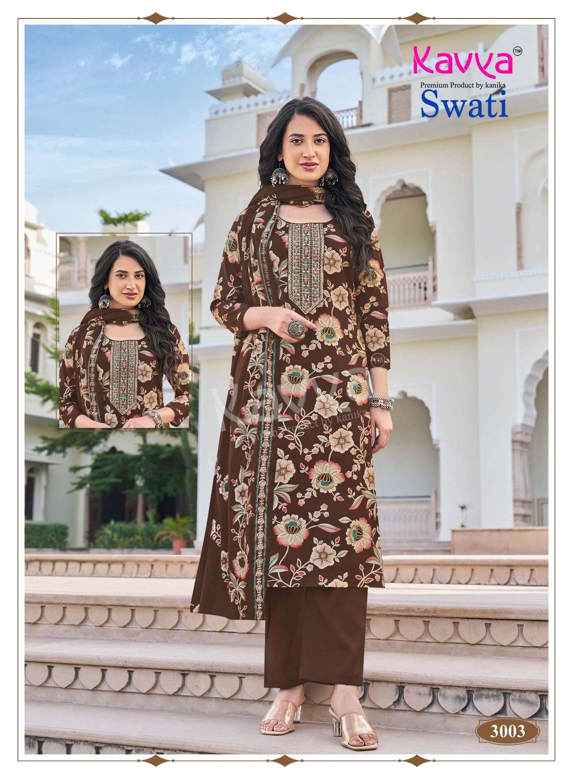 Kavya Swati Vol 3 Chanderi Modal Kurti Pant Dupatta Set