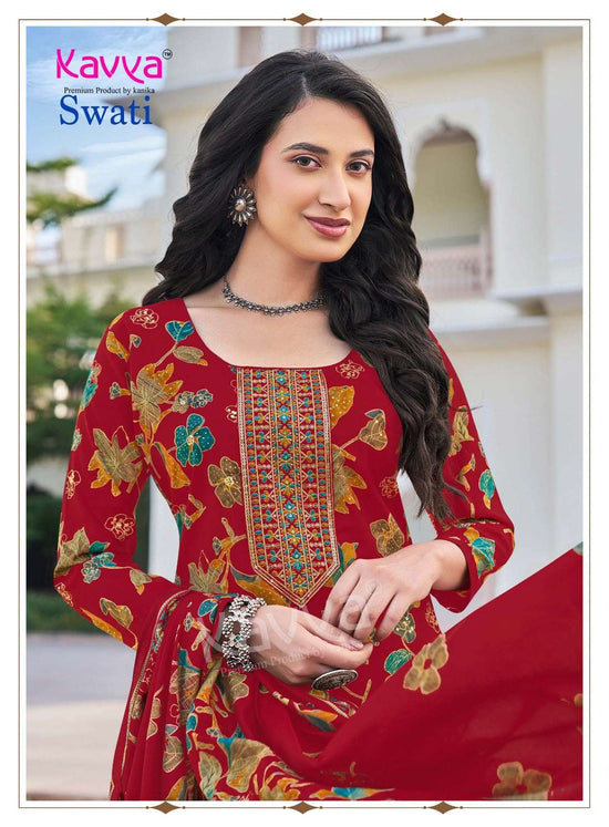 Kavya Swati Vol 3 Chanderi Modal Kurti Pant Dupatta Set