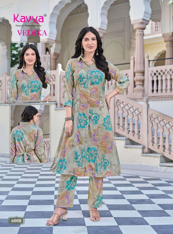 Kavya Vedika Vol 6 Premium A Line Cord Set - Amrah Wholesale