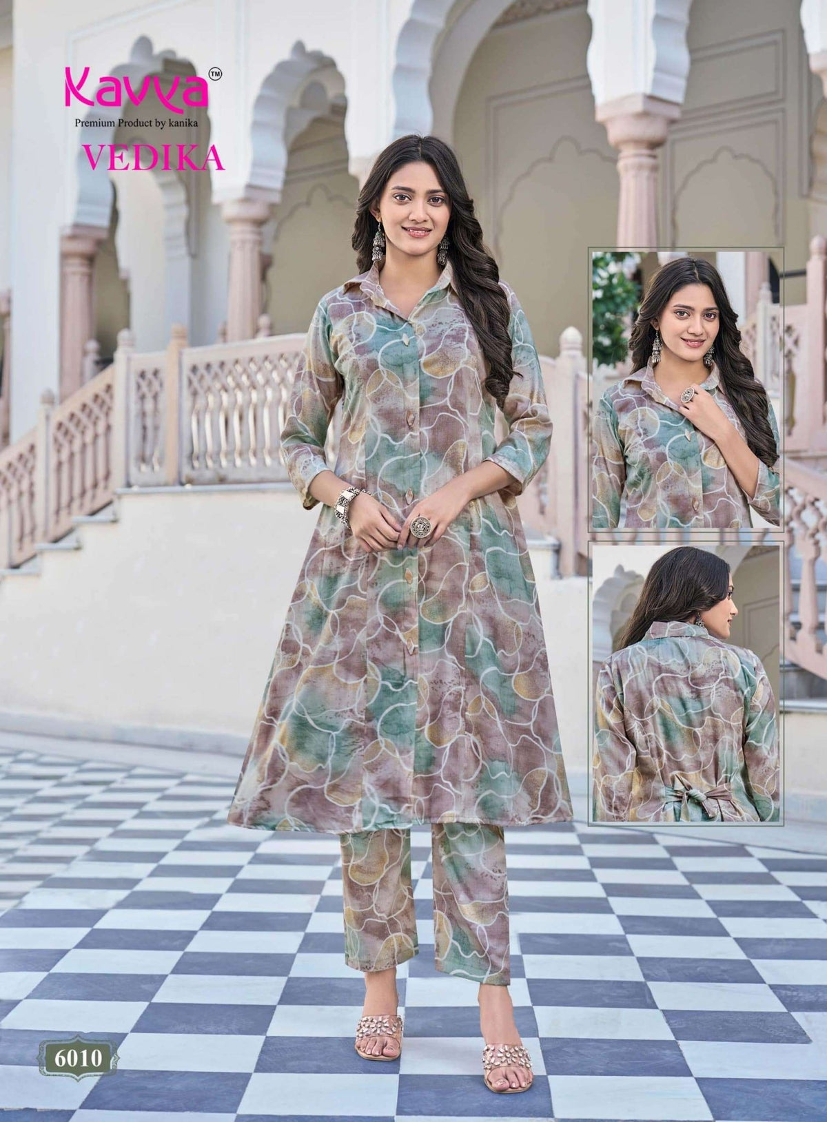 Kavya Vedika Vol 6 Premium A Line Cord Set - Amrah Wholesale