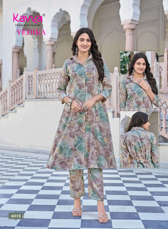 Kavya Vedika Vol 6 Premium A Line Cord Set - Amrah Wholesale