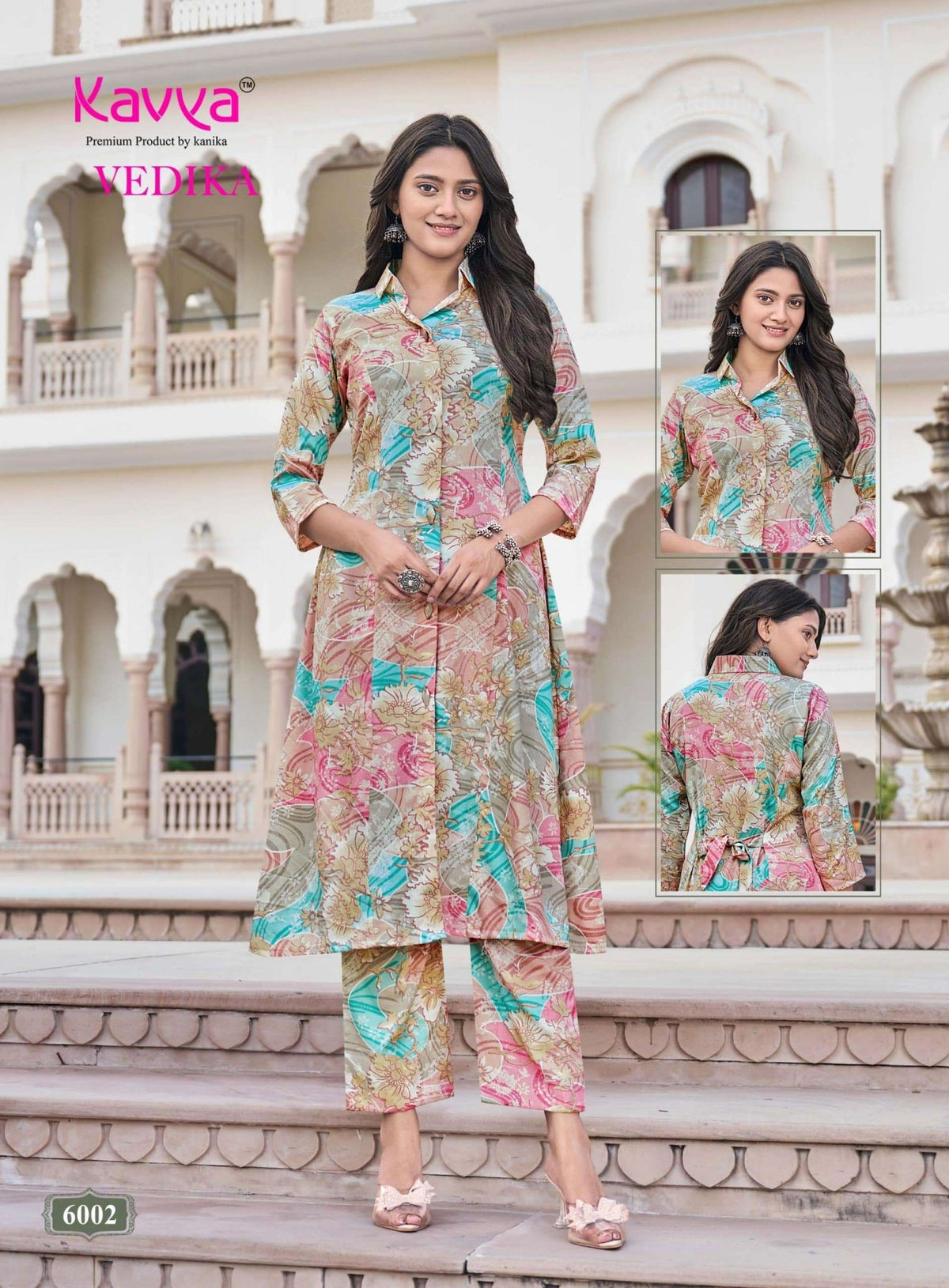 Kavya Vedika Vol 6 Premium A Line Cord Set - Amrah Wholesale