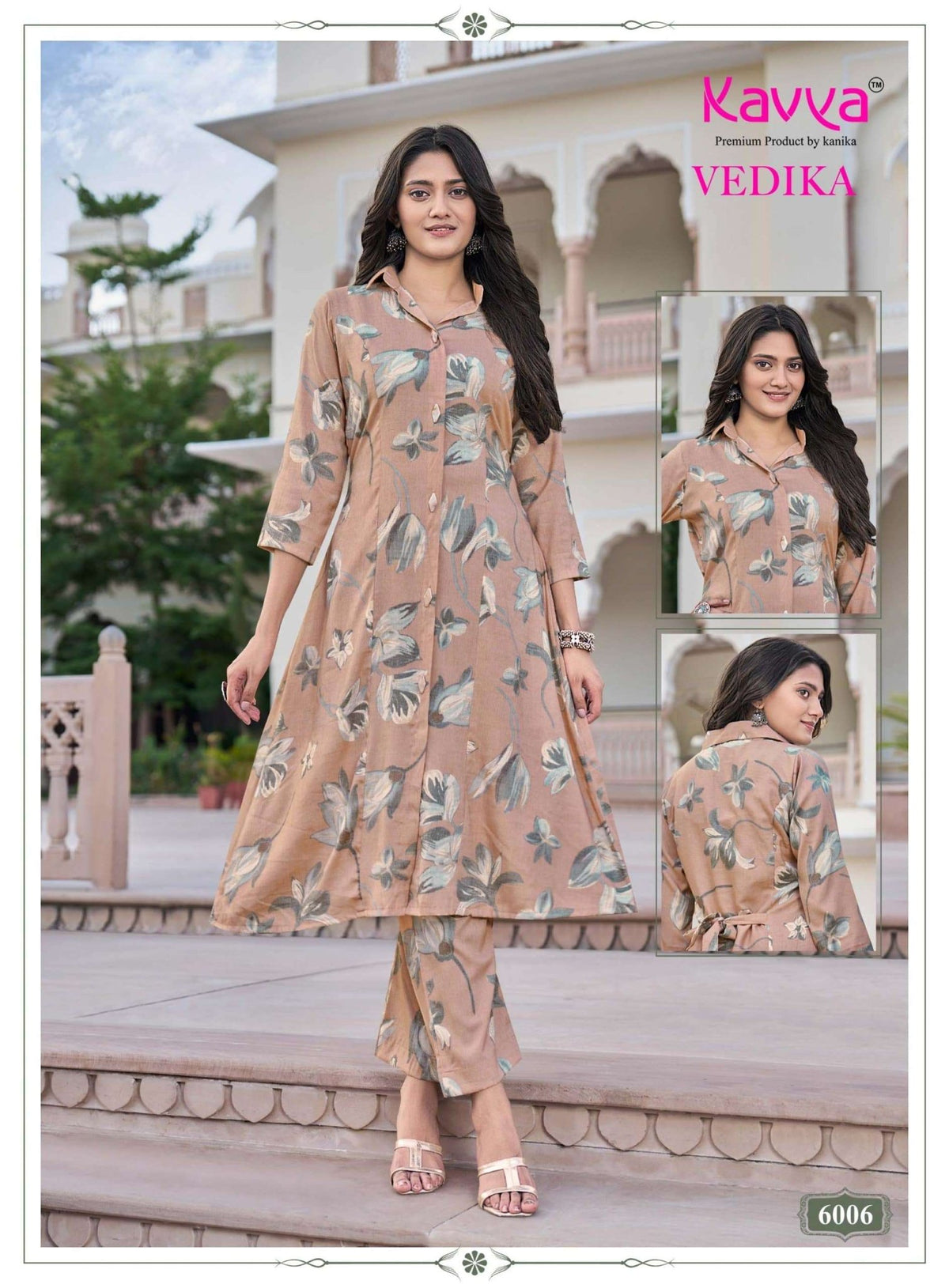 Kavya Vedika Vol 6 Premium A Line Cord Set - Amrah Wholesale