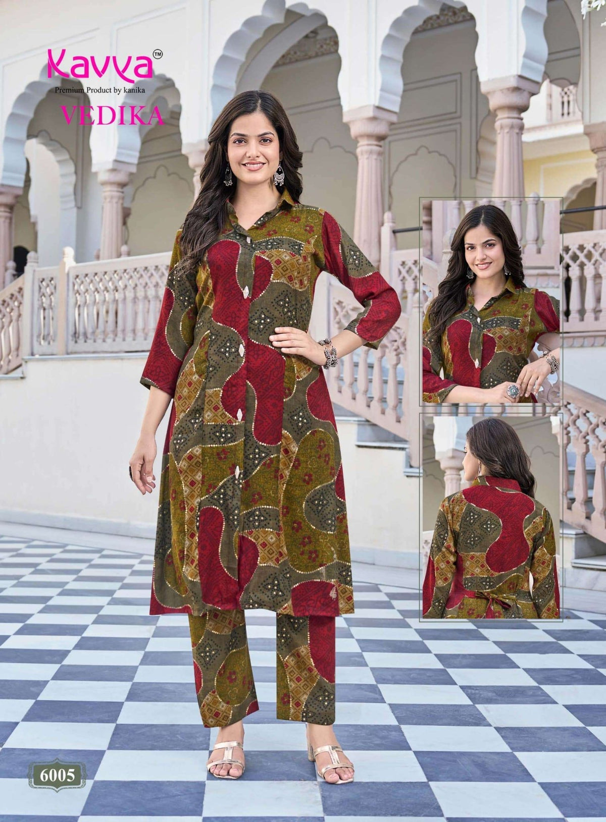 Kavya Vedika Vol 6 Premium A Line Cord Set - Amrah Wholesale