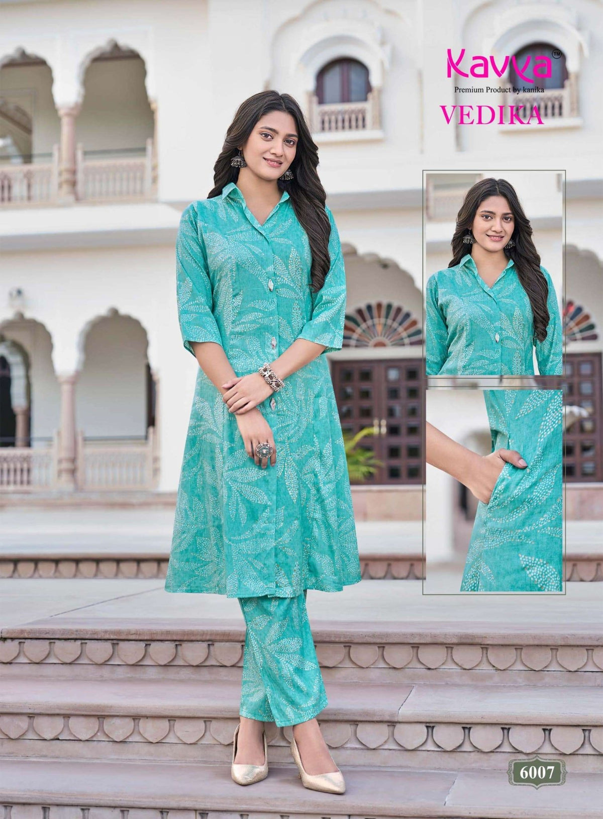 Kavya Vedika Vol 6 Premium A Line Cord Set - Amrah Wholesale
