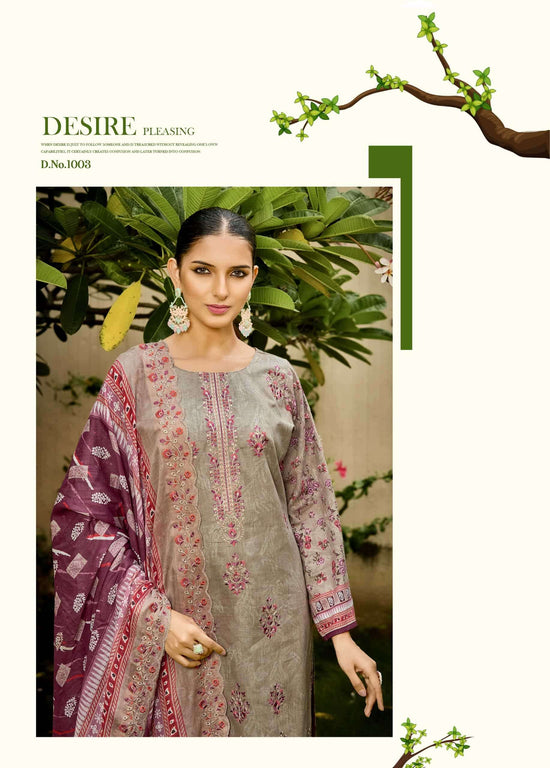 Kavyakala Aafreen Vol 1 Lawn Cotton Dress Material