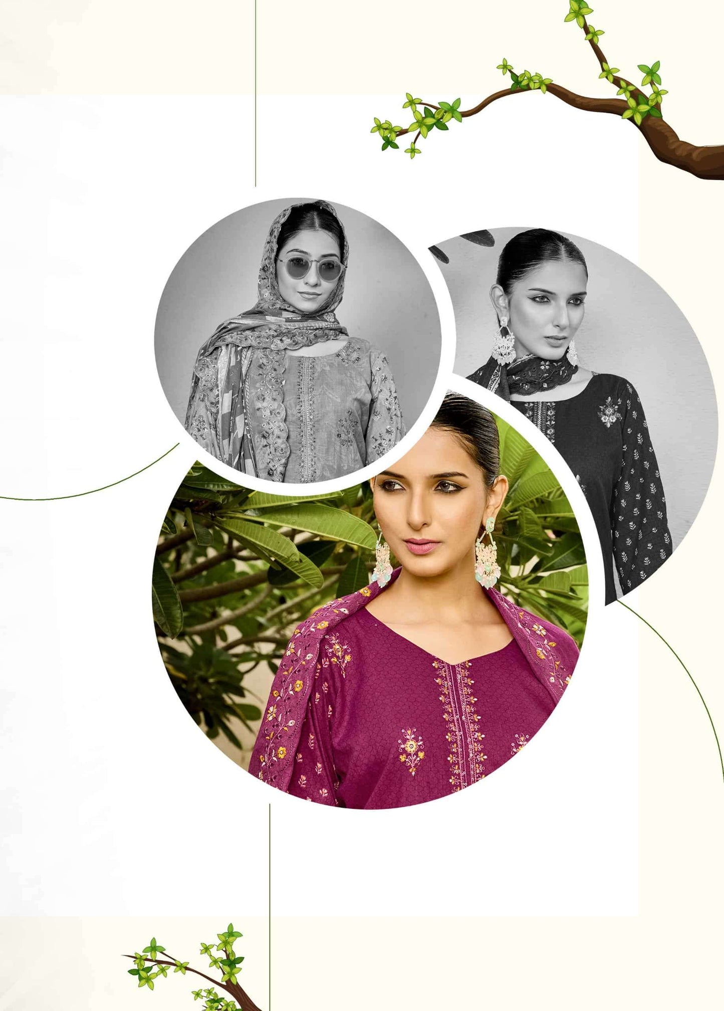 Kavyakala Aafreen Vol 1 Lawn Cotton Dress Material